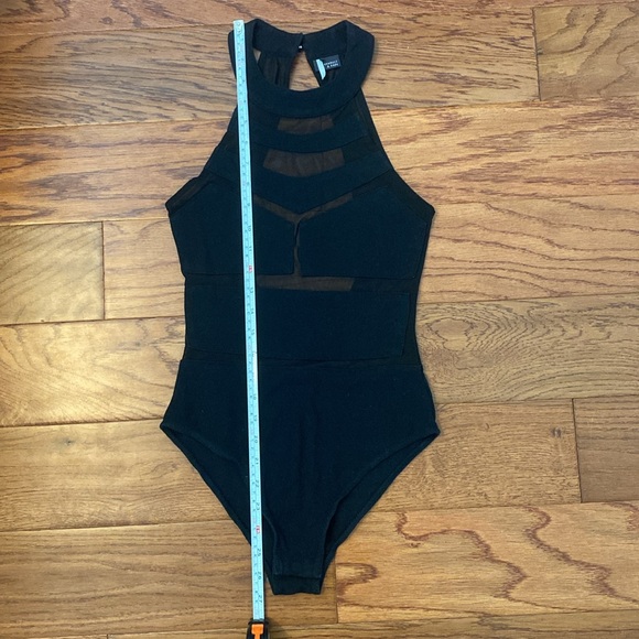 Sparkle & Fade Mesh Block bodysuit black - Picture 12 of 12